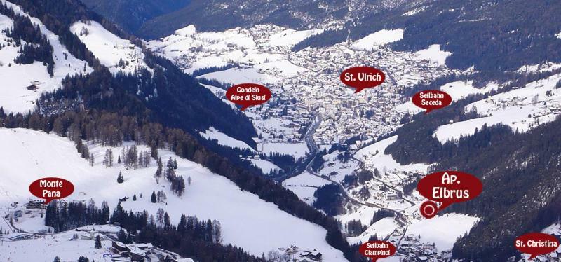 Appartamenti Elbrus Santa Cristina Val Gardena Extérieur photo